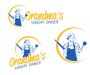 Grandma's Sunday Dinner | Logo Design by Iris 3