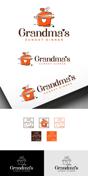 Grandma's Sunday Dinner | Logo Design by ZeneFashions