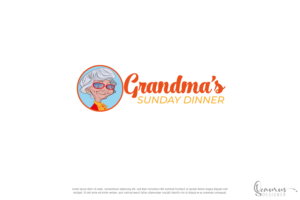 Grandma's Sunday Dinner | Logo Design by InkThink by Scaurus