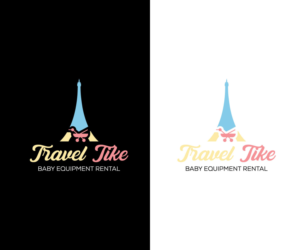 Travel Tike (bold) Baby Equipment Rental" smaller underneath the logo | Logo Design by makerlogoz