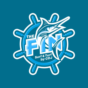 THE FIN Surf & Turf by CDJ | Diseño de Logo por Gigih Rudya