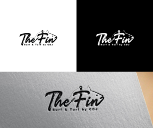 THE FIN Surf & Turf by CDJ | Logo Design by uitaki