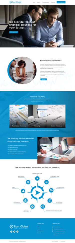 East Global Finance | Web-Design von bdesigner9