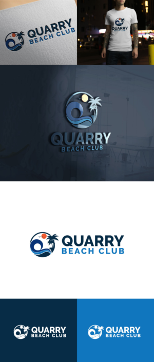 Quarry Beach Club | Logo Design by JUEL RANA 525340