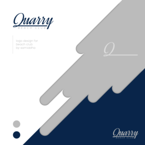 Quarry Beach Club | Logo Design by SamiddhaH