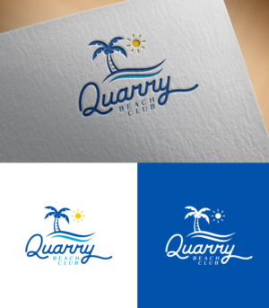Quarry Beach Club | Logo Design by mintcreative