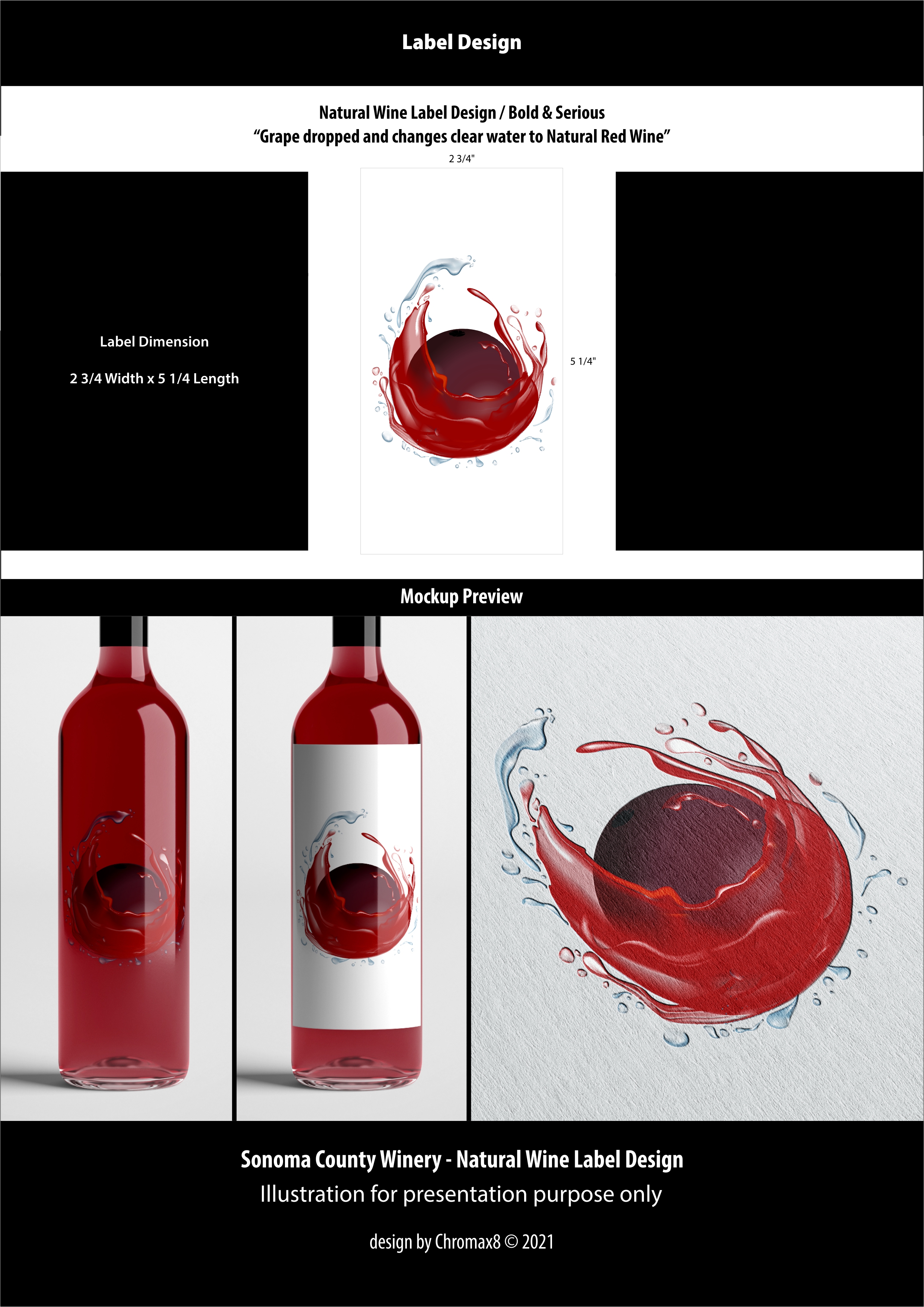Verpackungs-Design von Chromax8 für Mastro Scheidt Cellars | Design #27253476