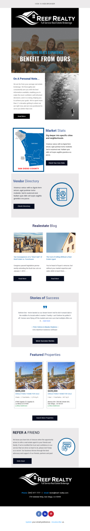 Email Marketing Design by Expert Designer for this project | Design: #27038380