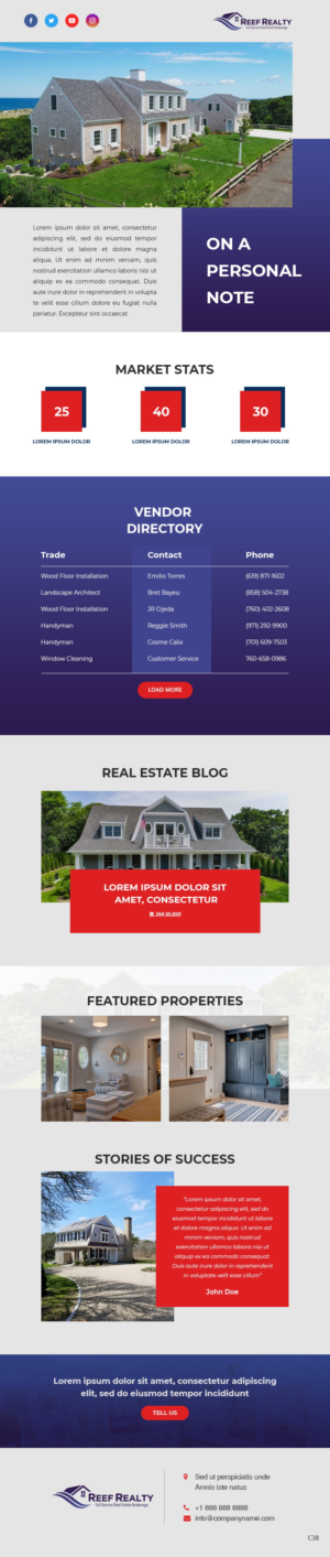 Email Marketing Design by pb for this project | Design: #27033353