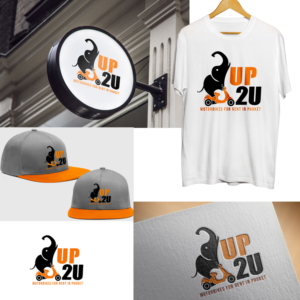 UP 2 U - Motorbikes For Rent In Phuket | Logo Design by Roger B.