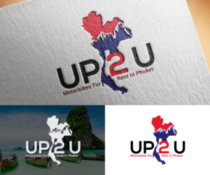 UP 2 U - Motorbikes For Rent In Phuket | Logo-Design von Dot Design 3