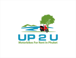 UP 2 U - Motorbikes For Rent In Phuket | Logo Design by BNdesigner