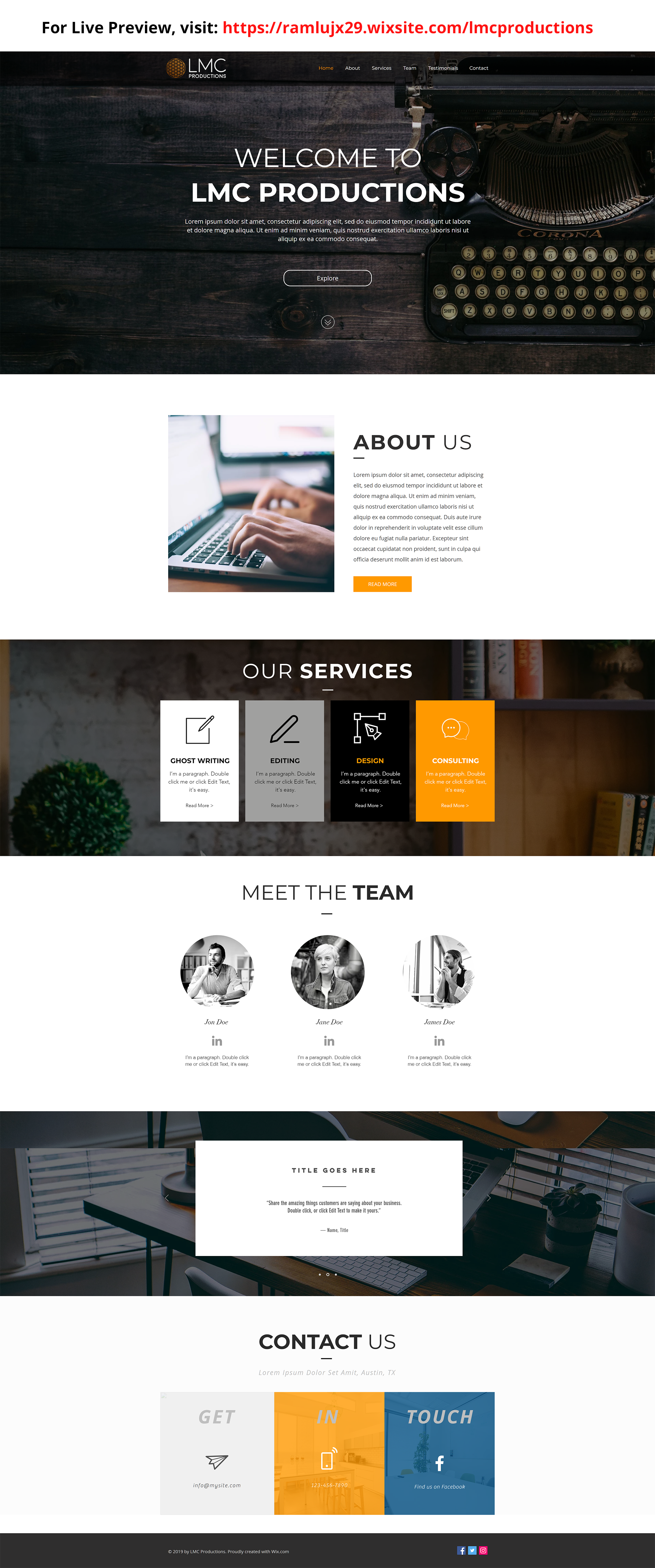 Wix Design by chipchip15 for this project | Design #27033472
