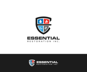 Essential Restoration Inc. (Essential being bolded / catching the eye. Or just the E to stand out) | Logo Design by Hendy April