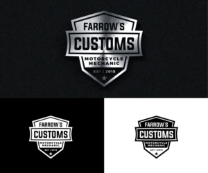 Logo Design by step forward 2 for farrows Customs | Design: #27029773