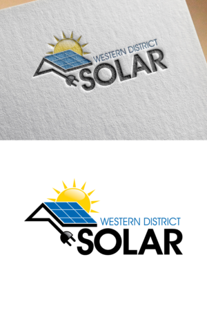 Western District Solar | Logo Design by blue eye