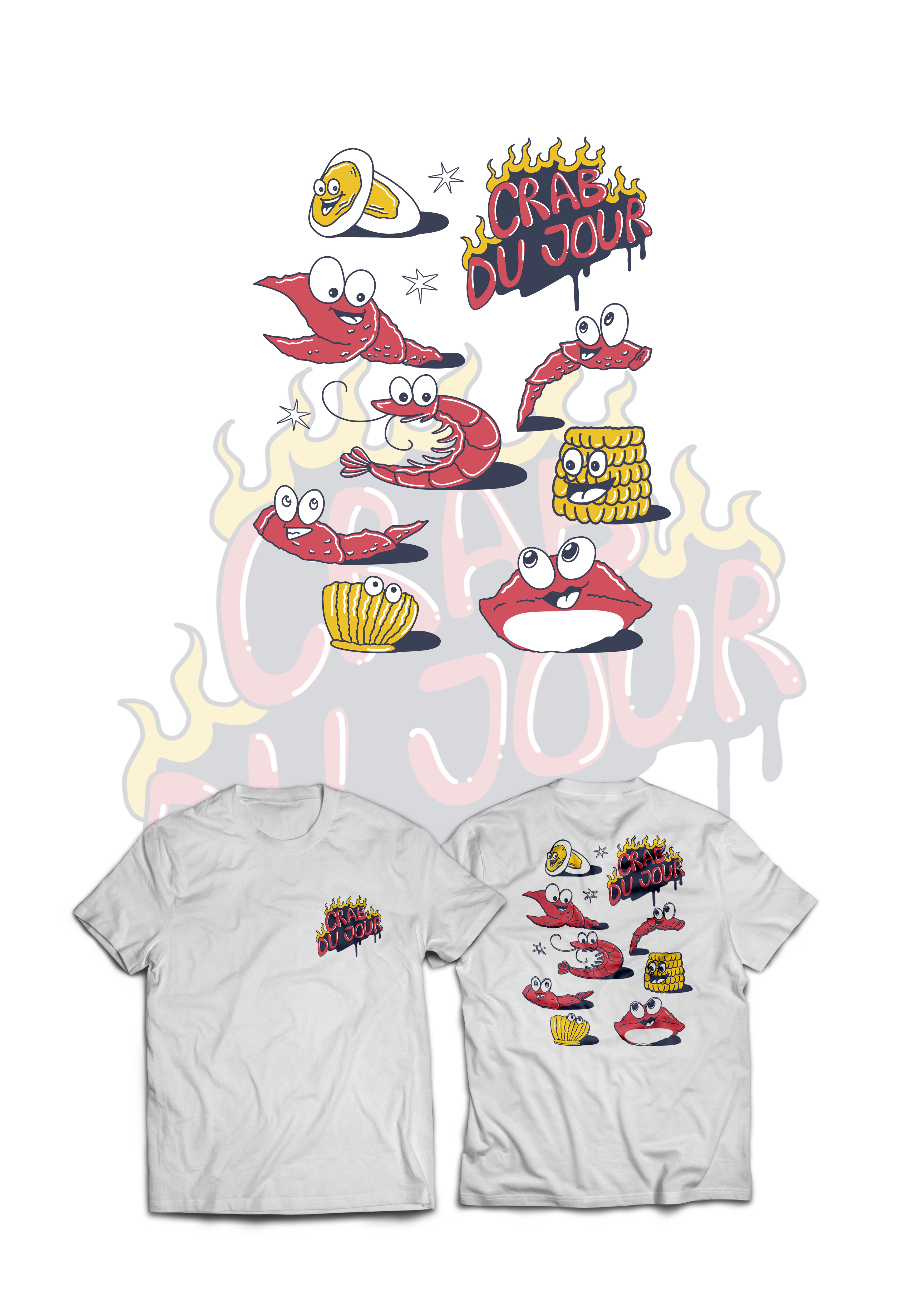 Graphic Design by cubucub_ for Crab Du Jour USA | Design #27048229