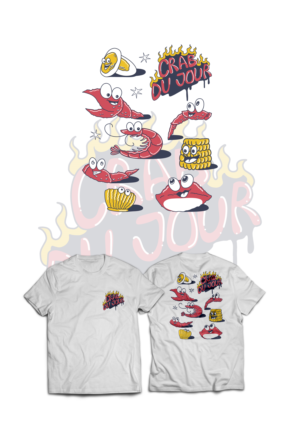 Graphic Design by cubucub_ for Crab Du Jour USA | Design: #27048229