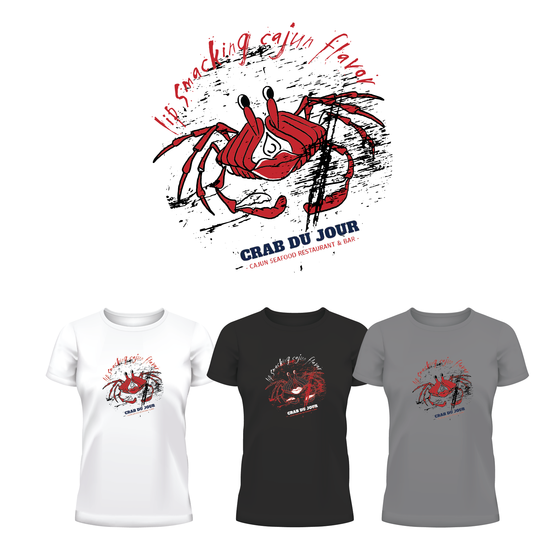 Graphic Design by Wanda.G for Crab Du Jour USA | Design #27053312