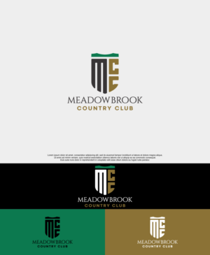 1) Just the initials "MCC" and/or 2) "MCC" with "Meadowbrook Country Club" adjoining the intials. | Logo Design by siti MWDesign