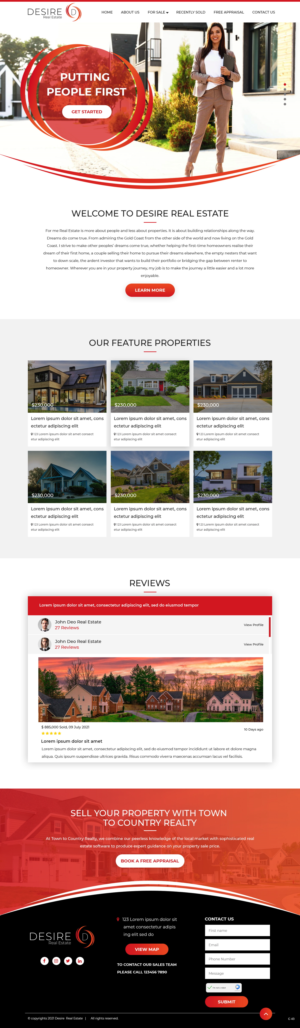 Web Design by pb for this project | Design #27042972