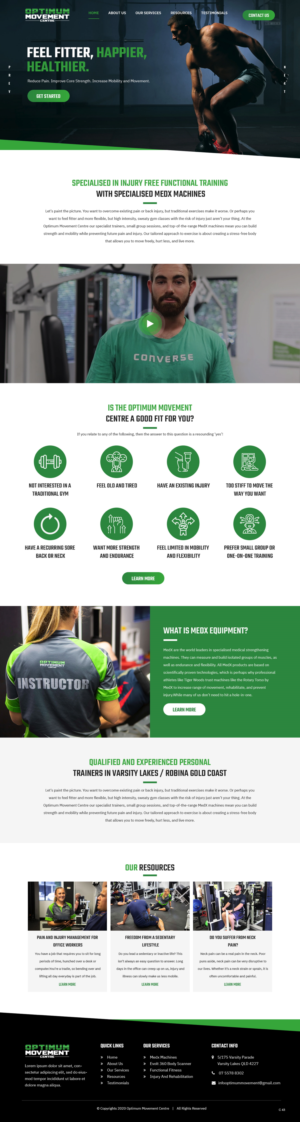 Web Design by pb for this project | Design #27038857