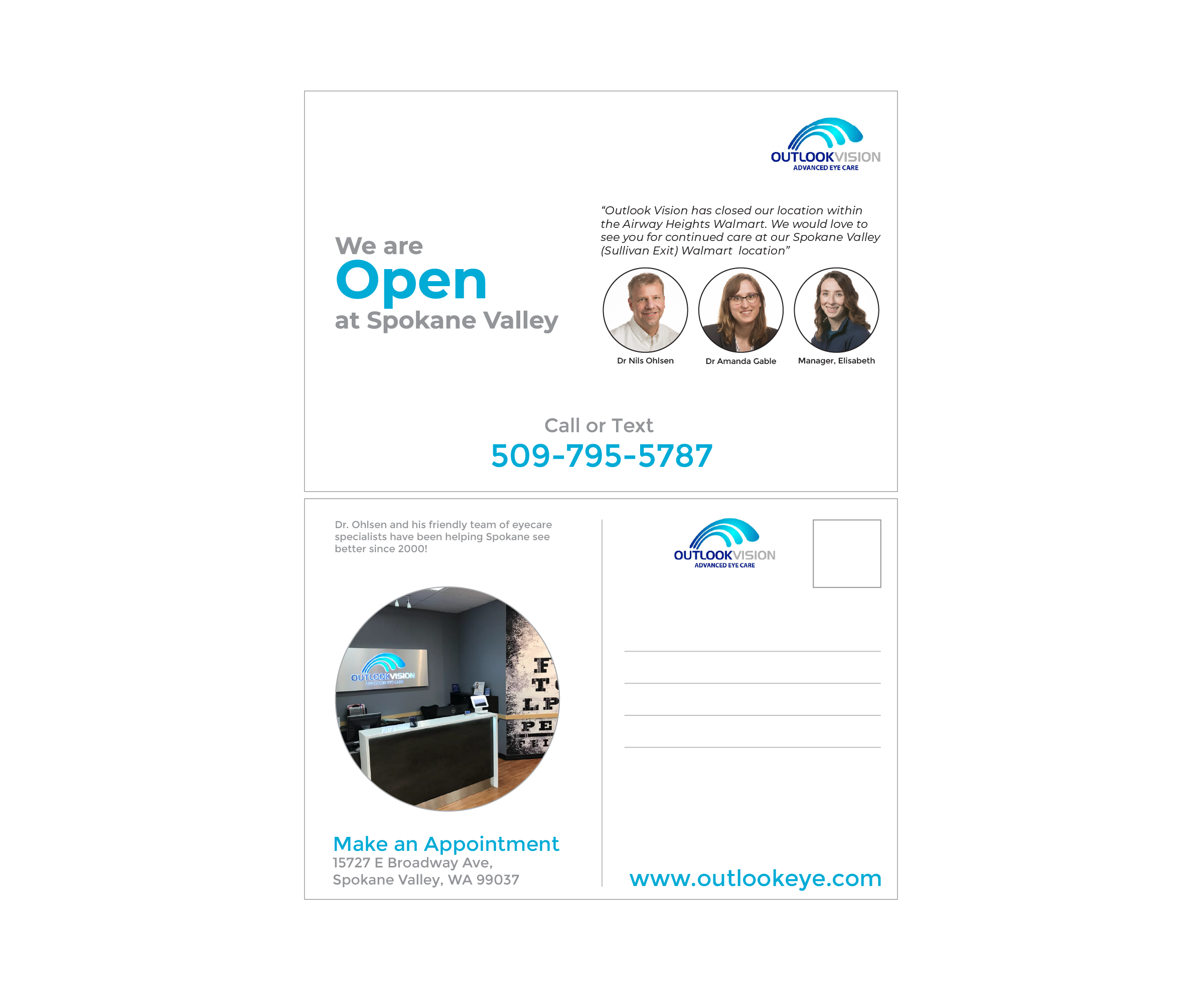 Postcard Design by GAJRAJSINGH for Outlook Vision | Design #27048240