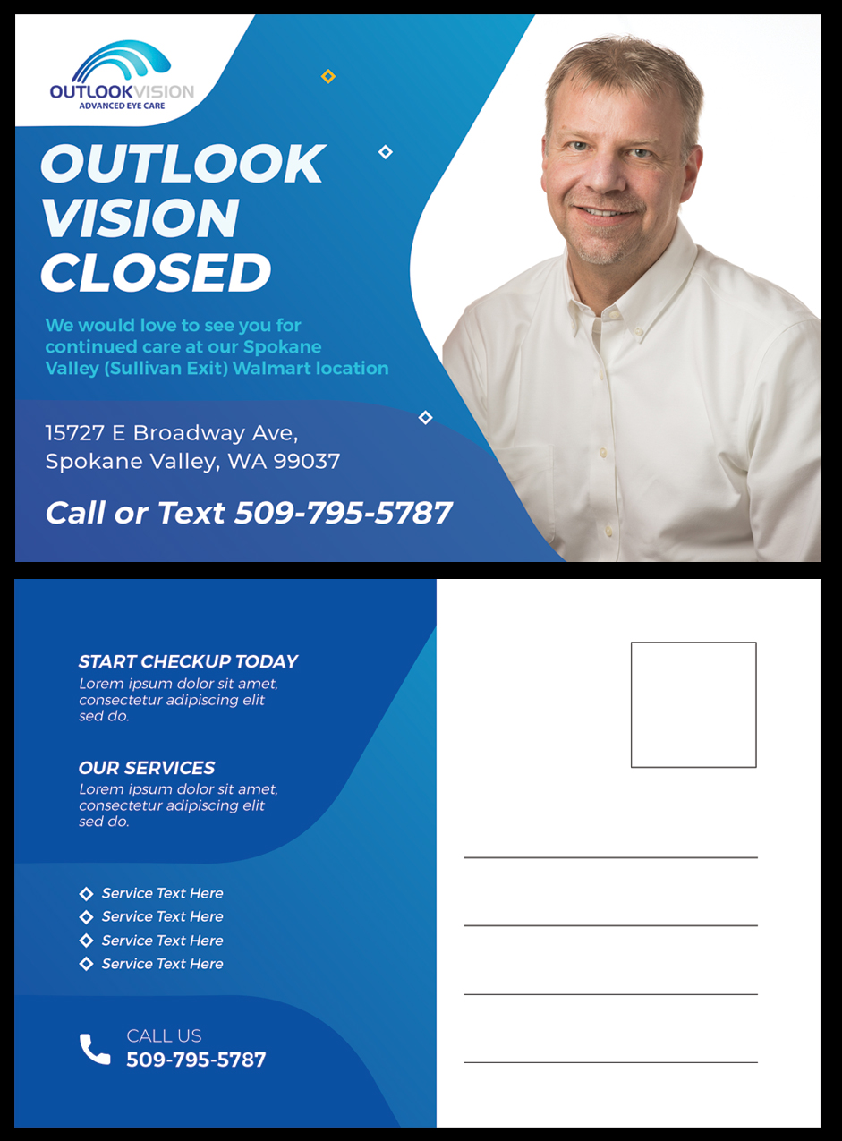 Diseño de Postal por Best Design Hub para Outlook Vision | Diseño #27035255