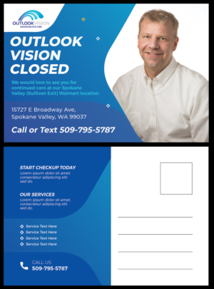Postcard Design by Best Design Hub for Outlook Vision | Design: #27035255