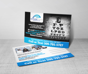 Postcard Design by Deziners Zone for Outlook Vision | Design: #27038391