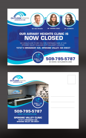 Postcard Design by rkailas for Outlook Vision | Design: #27053167