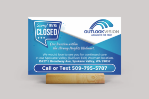Postcard Design by ecorokerz for Outlook Vision | Design: #27041871