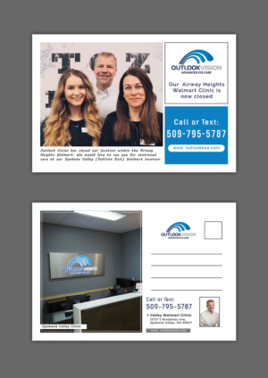 Closing Airway Heights Clinic | Postcard Design by HeshanKavinda