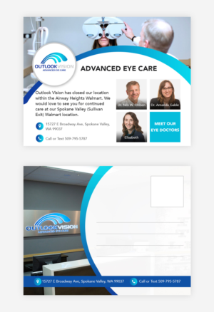 Closing Airway Heights Clinic | Postkarten-Design von Starlyn DS