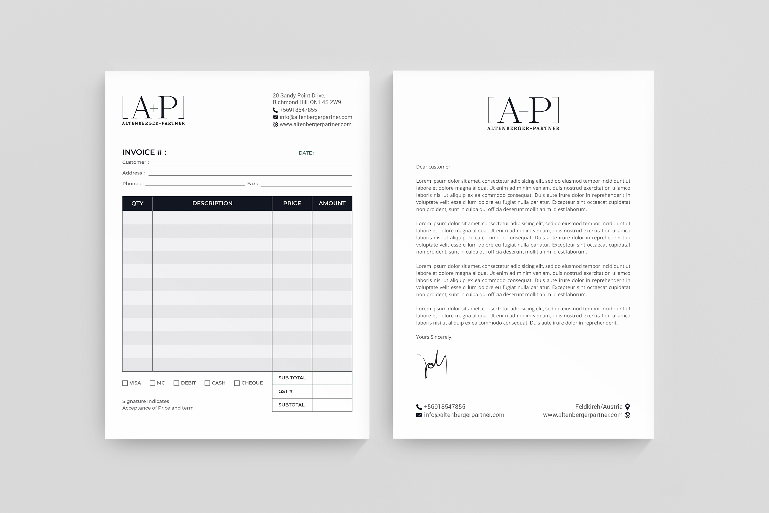 Stationery Design by R.design for this project | Design #27264914