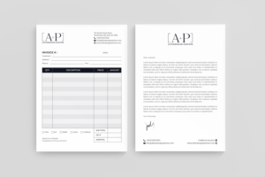 Stationery Design by R.design for this project | Design: #27264914