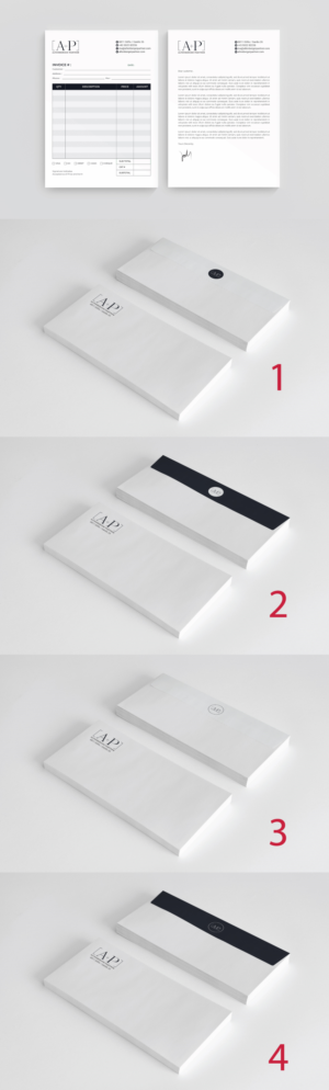 Stationery Design by R.design for this project | Design: #27295118