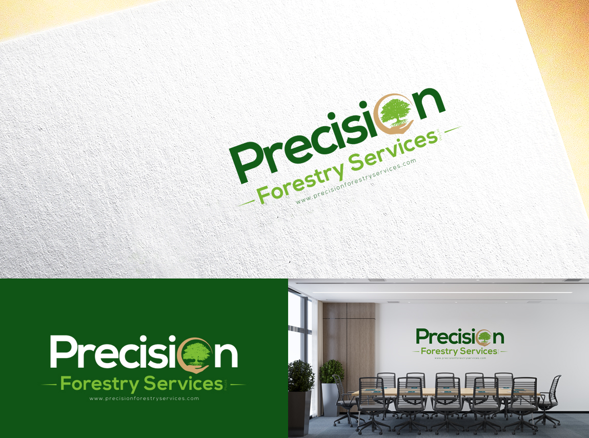 Logo-Design von nikkiblue für Precision  Forestry  Services  | Design #27070622