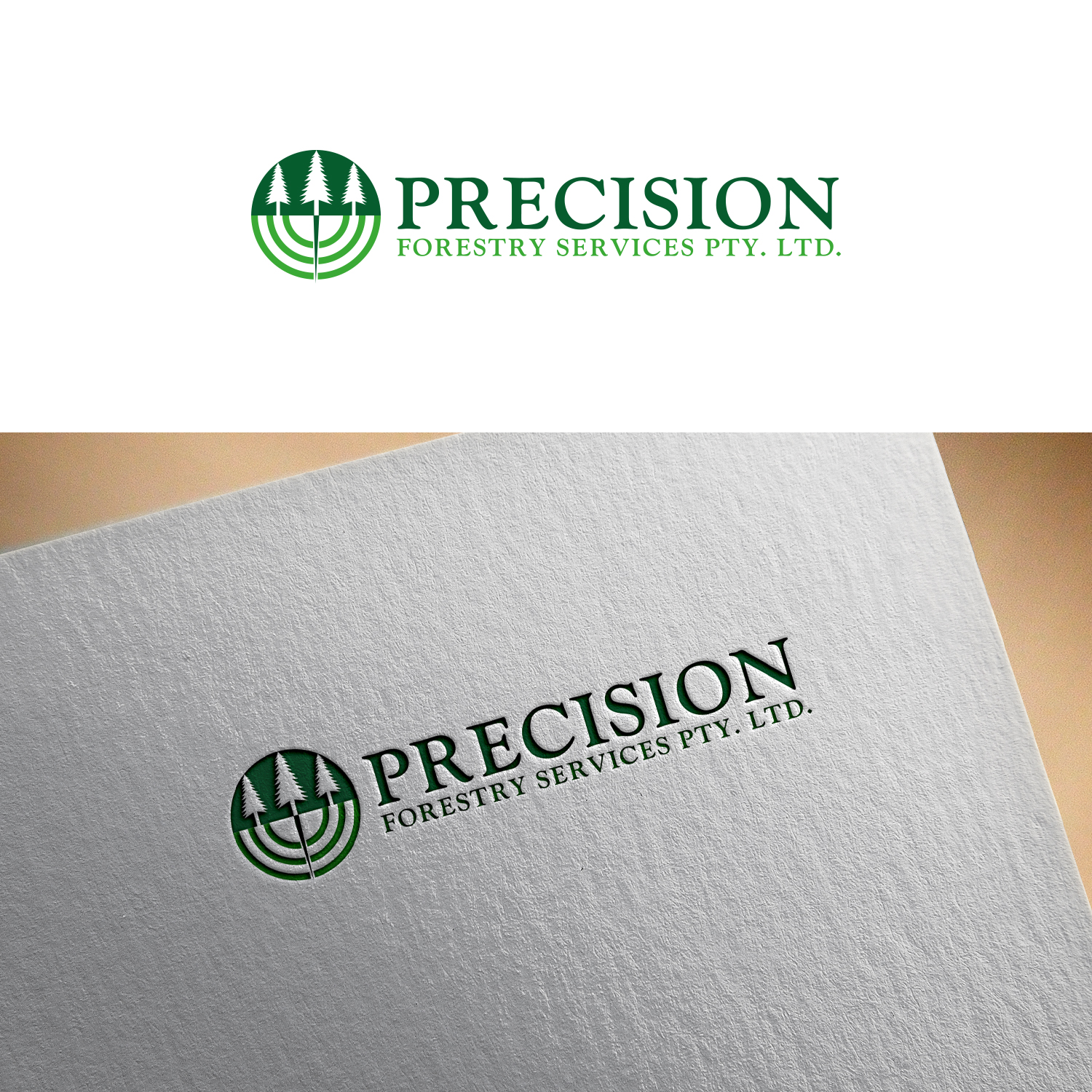 Logo Design by MG.graphics for Precision  Forestry  Services  | Design #27038604