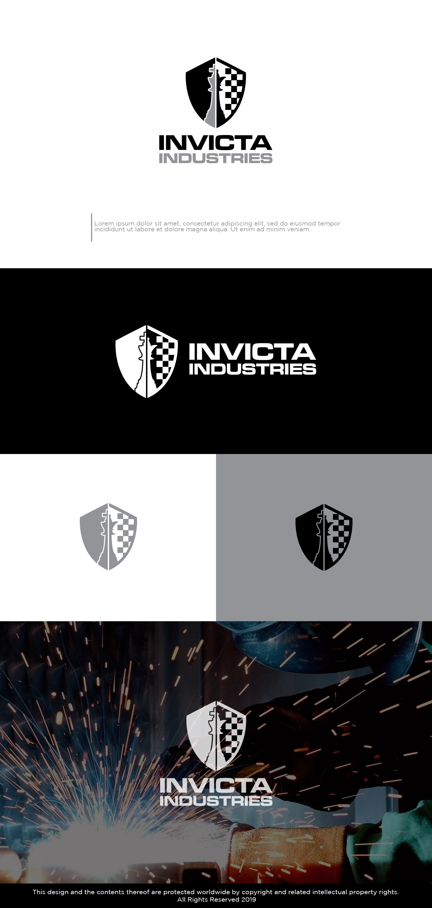 Logo Design by Kim Ji for Invicta Industries | Design #27039185