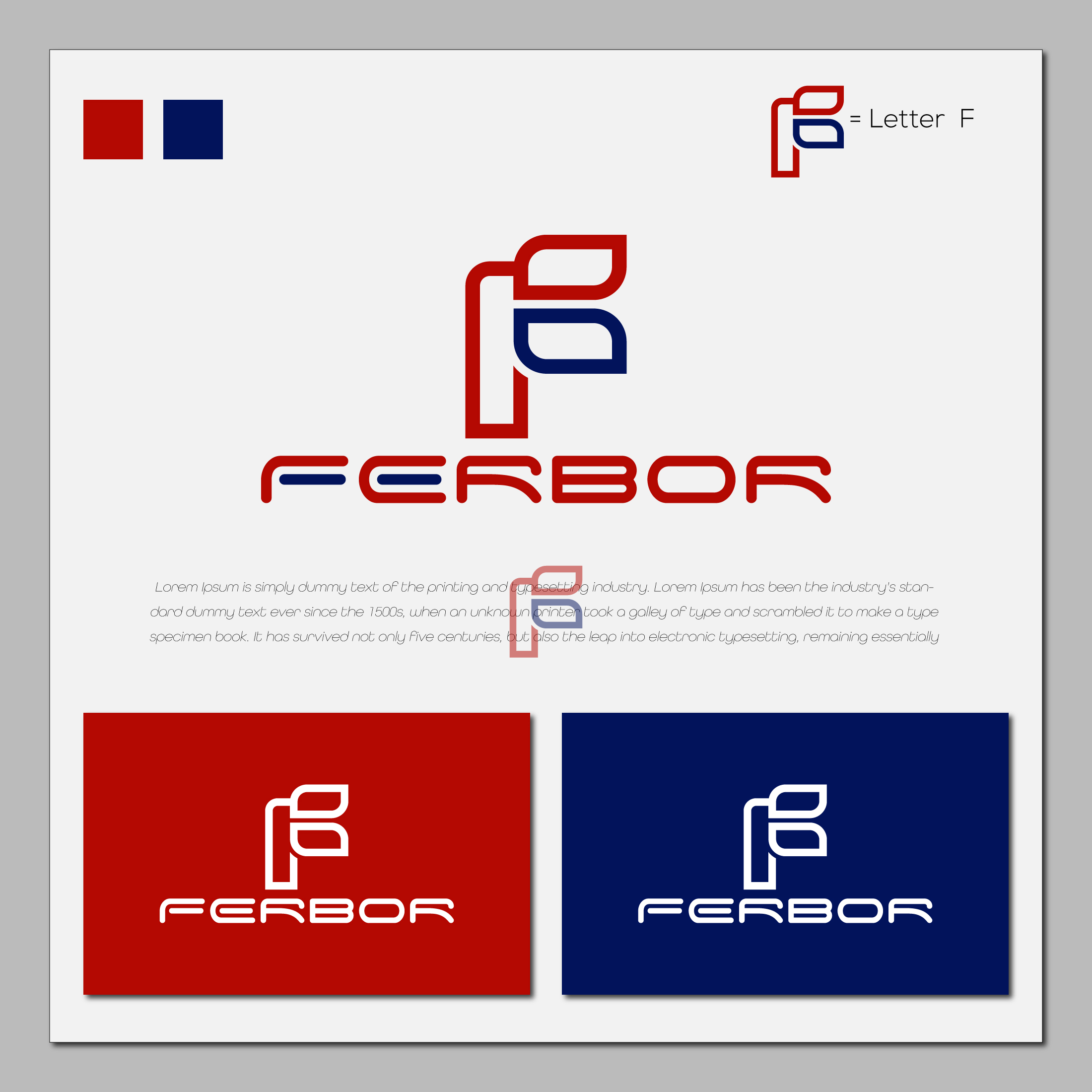 Logo Design by Rupok MT for FERBOR S.p.A. | Design #27040340