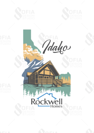 Rockwell Homes T-Shirt Design | T-shirt Design by SofiaDesignStudio