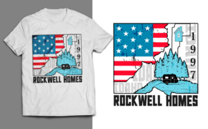 Rockwell Homes T-Shirt Design | T-shirt Design by SAI DESIGNS