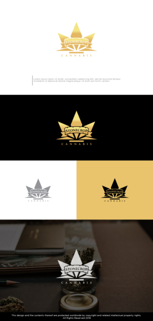 Stonecrop Cannabis | Logo Design by Kim Ji