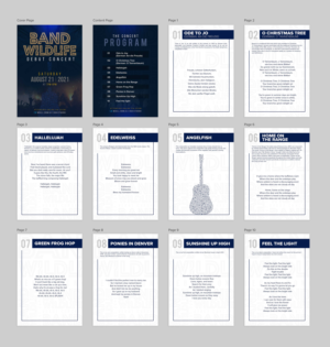 Brochure for Concert Program | Diseño de Brochure por SAI DESIGNS