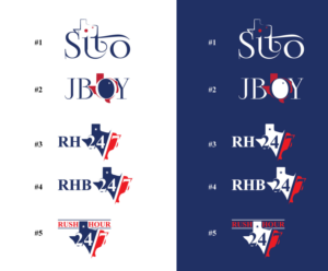 SITO, JBOY , RH24/7 , RHB 24/7,  Rush Hour 24/7 ( any will do, but not all on one logo) | Logo Design by uitaki