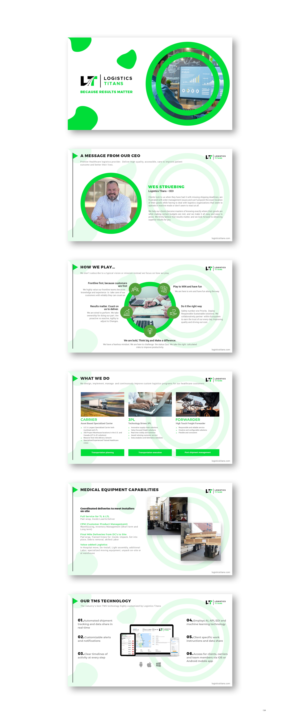 PowerPoint-Design von pb für Customized Logistics Group | Design #27043008