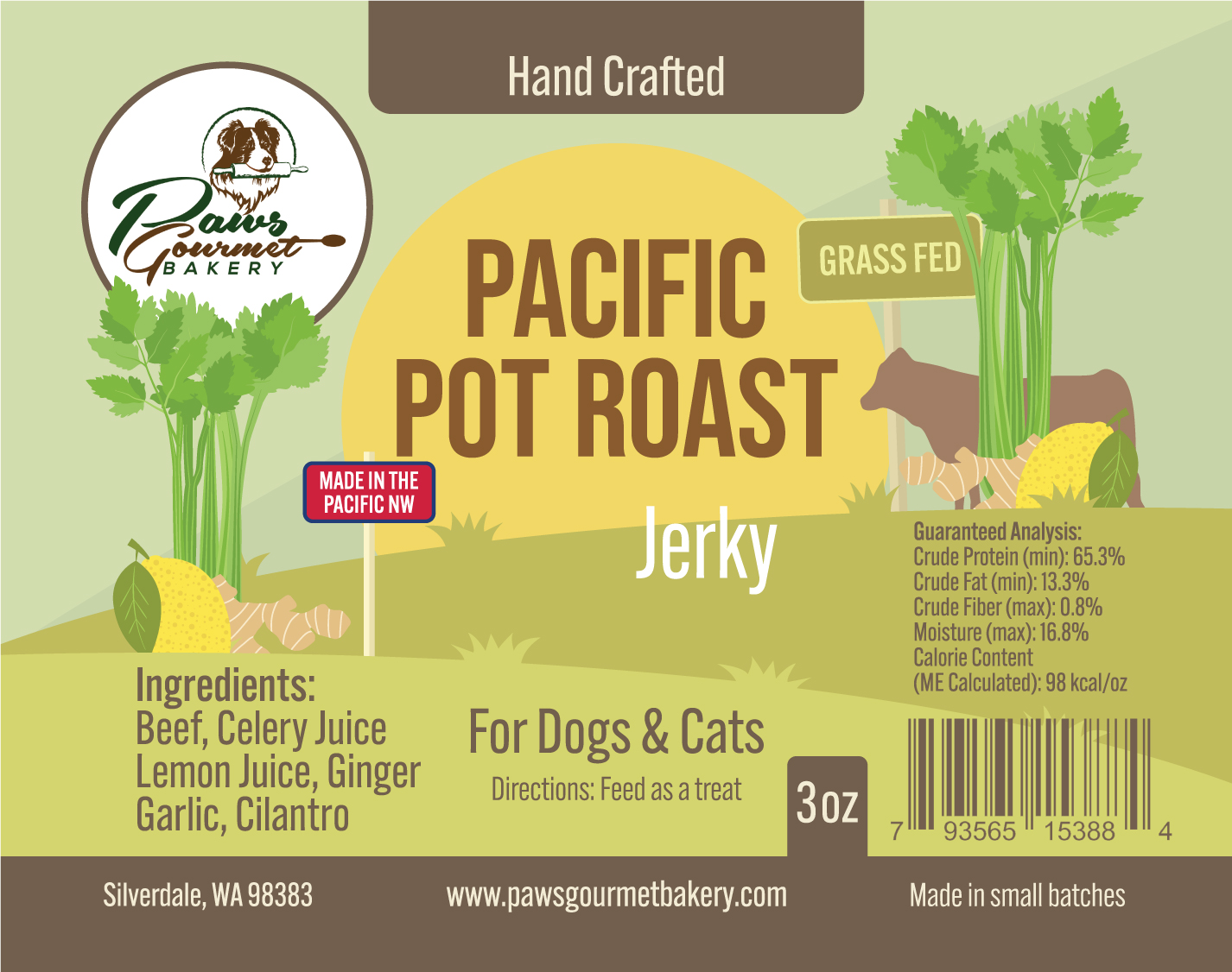 Label Design by Imagonarium for Paws Gourmet Bakery | Design #27055272