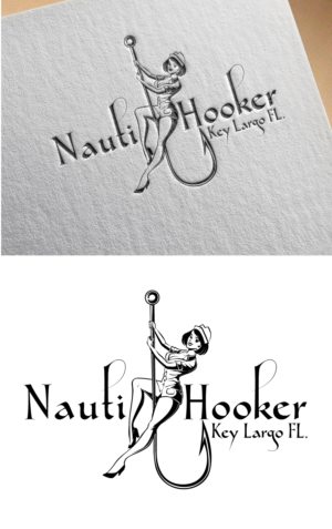 Nauti Hooker Key Largo FL. | Logo-Design von blue eye