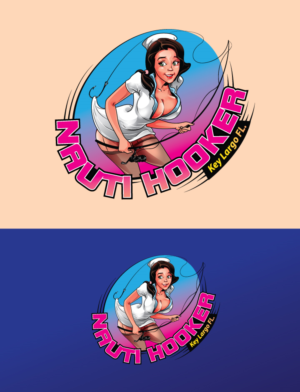 Nauti Hooker Key Largo FL. | Logo Design by ally designs